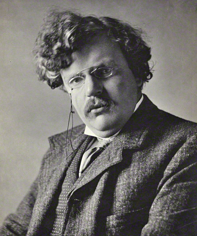 Gilbert Keith Chesterton (G.K Chesterton) was born on the 29 May 1874 and died 14 June 1936